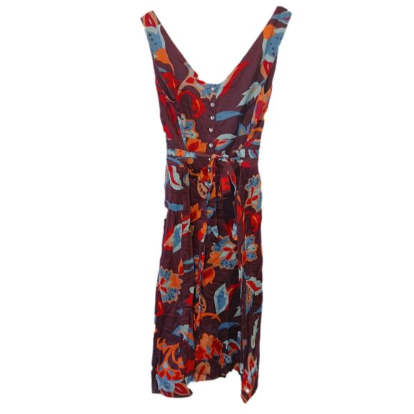 Excursion Sleeveless Tie Back 100% Cotton Dress Size 16 - Picture 2 of 5